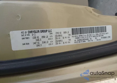 2011 Chrysler Town & Country Touring from USA, damaged, VIN 2A4RR5DG7BR746496